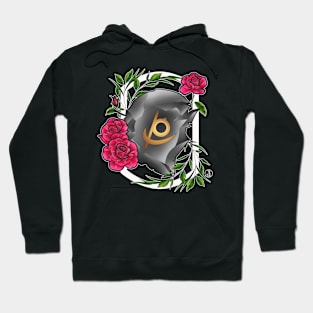 Reaper from FF14 Job Crystal with Flowers T-Shirt Hoodie